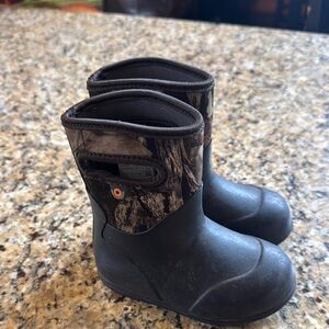 Kids Black and Brown Boots